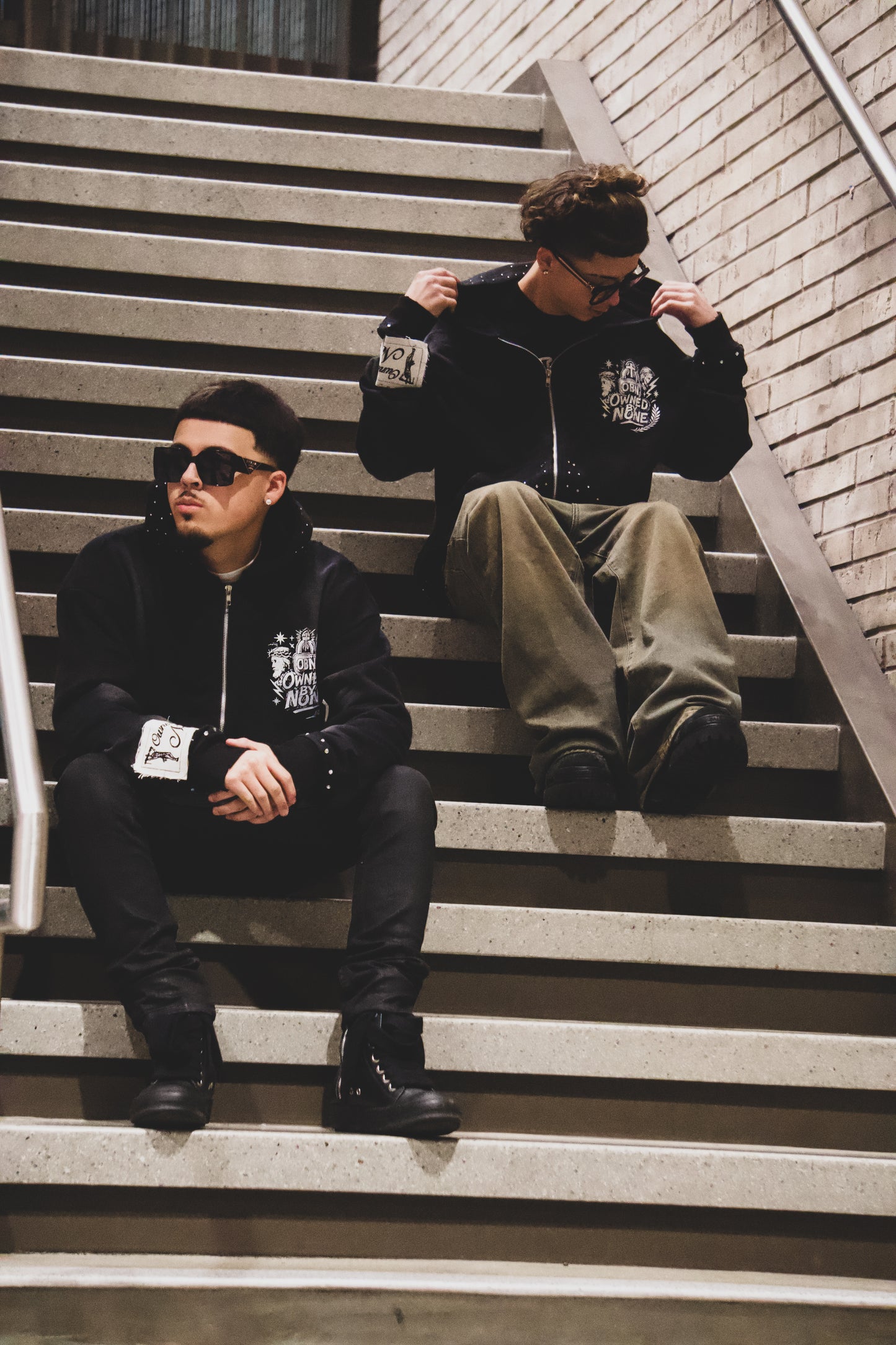 Borrowed money hoodie black