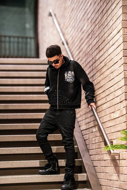 Borrowed money hoodie black