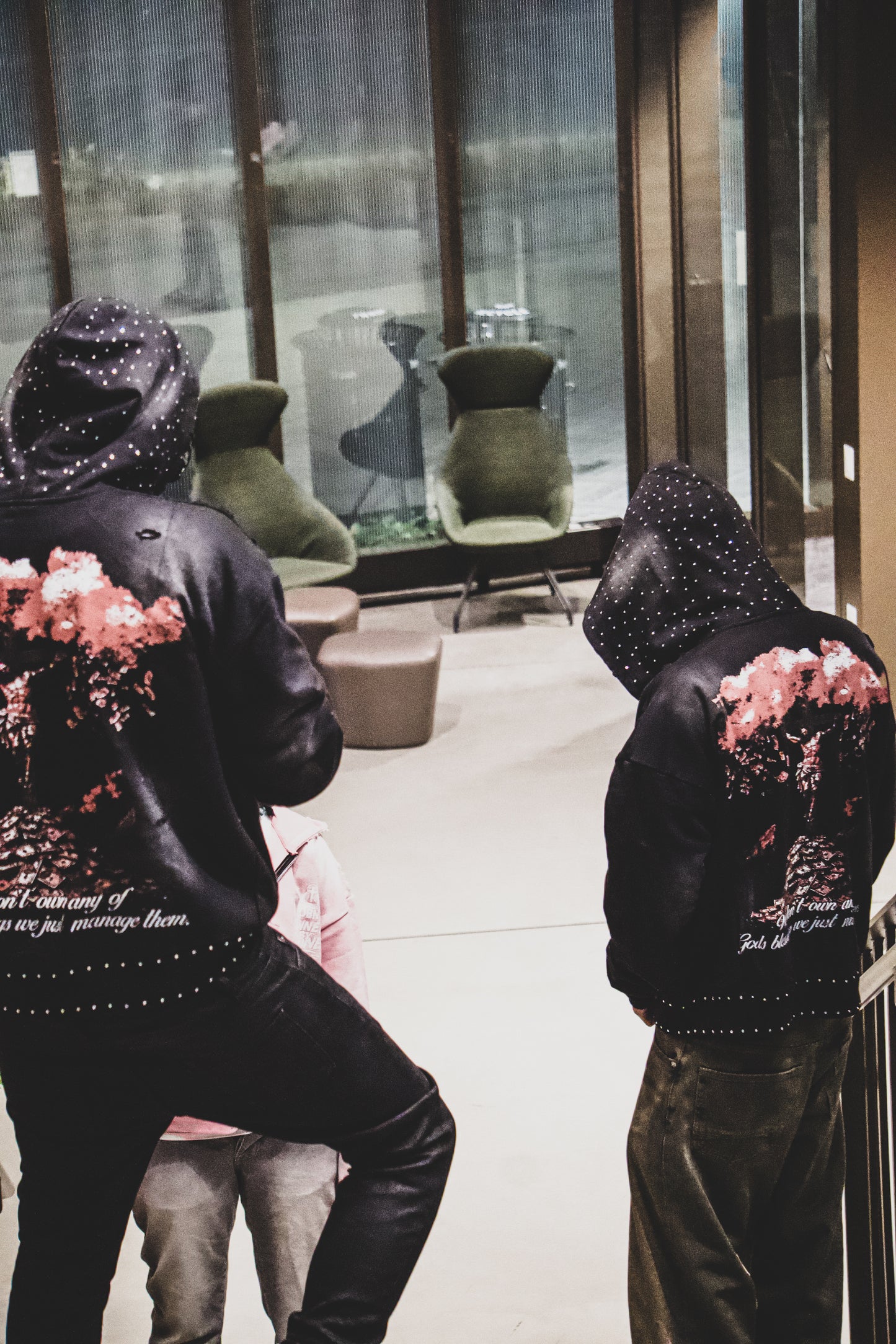 Borrowed money hoodie black